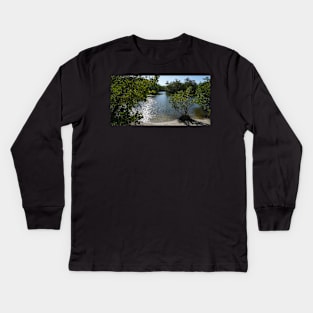 Sparkling Florida Water at Robinson Preserve Kids Long Sleeve T-Shirt